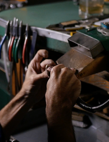 Tournage Courbet - Bague Atelier Courbet