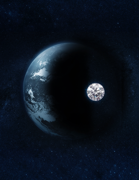 Diamant synthétique - terre