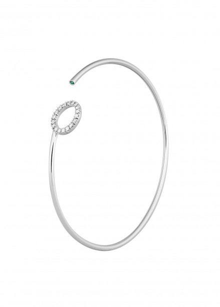 Bracelet O2 - Or blanc 18K (4,00 g), diamants 0,18 carat - Courbet