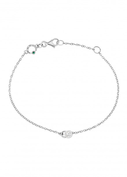 bracelet or blanc femme luxe