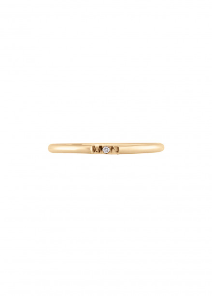 Alliance demi-jonc (1,4 mm) - Or jaune 18K (1,00 g) - Courbet