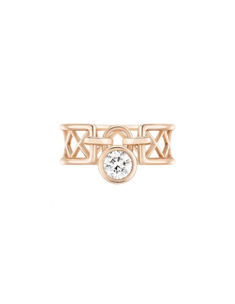 Bague Pont des Arts - Or rose 18K (4,80g) - diamant de synthèse (0,40 ct) - Courbet - Courbet