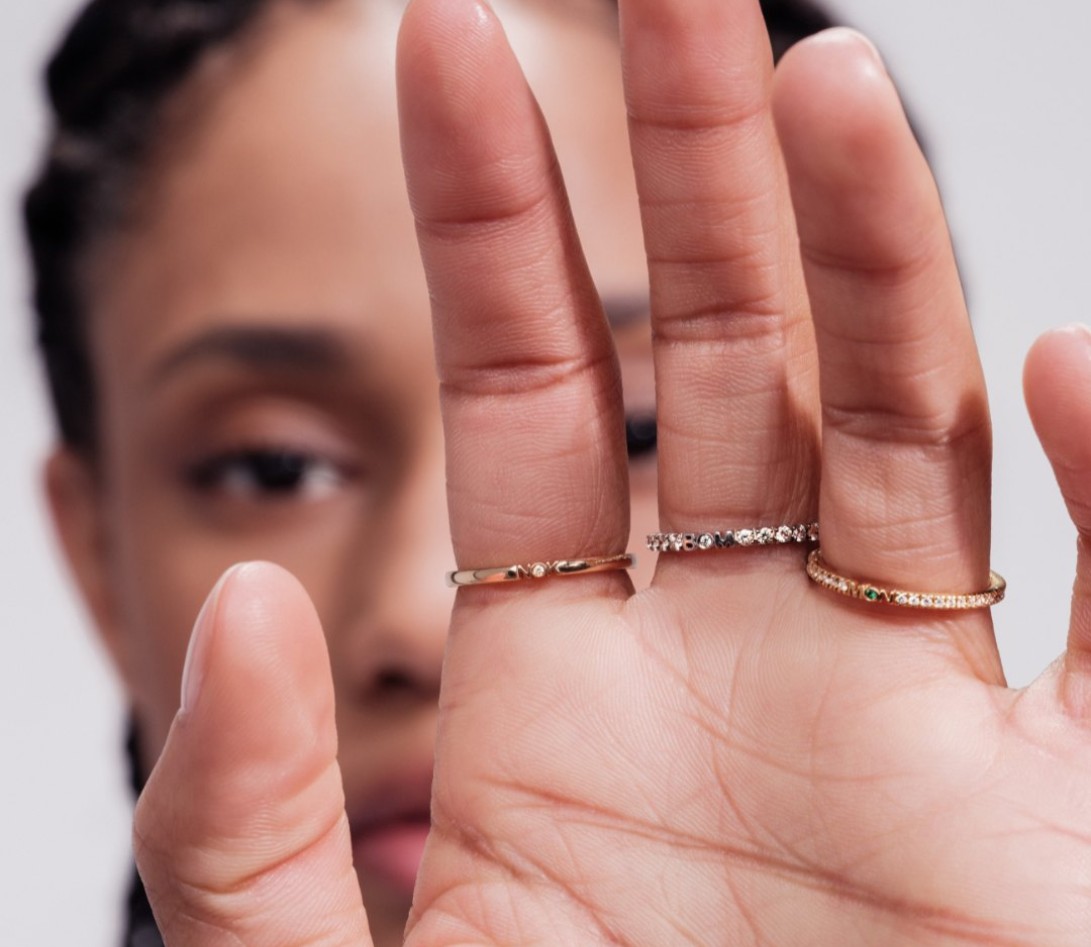 Alliance (1,4 mm) - Or rose 18K (3,50 g) - Porté 1