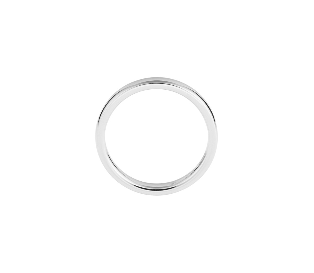 Alliance (3 mm) - Or blanc 18K (4,20 g) - Côté