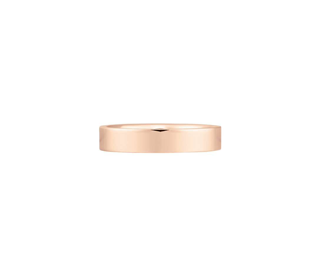Alliance (4 mm) - Or rose 18K (6,00 g) - Face