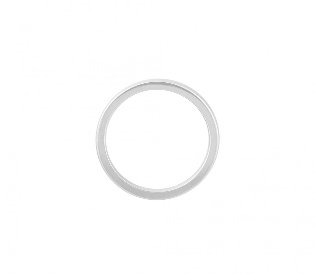 Alliance (1,8 mm) - Or blanc 18K (2,00 g) - Côté