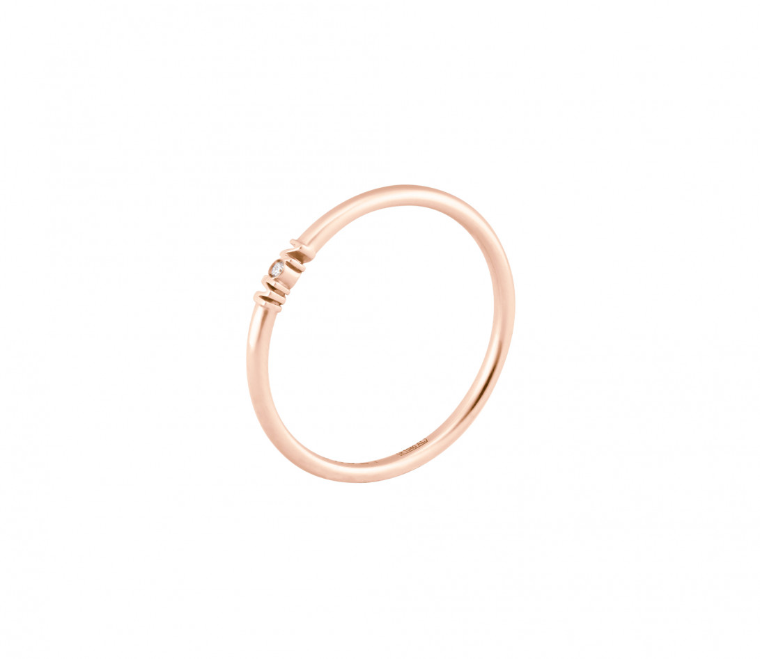 Alliance (1,4 mm) - Or rose 18K (3,50 g) - Face