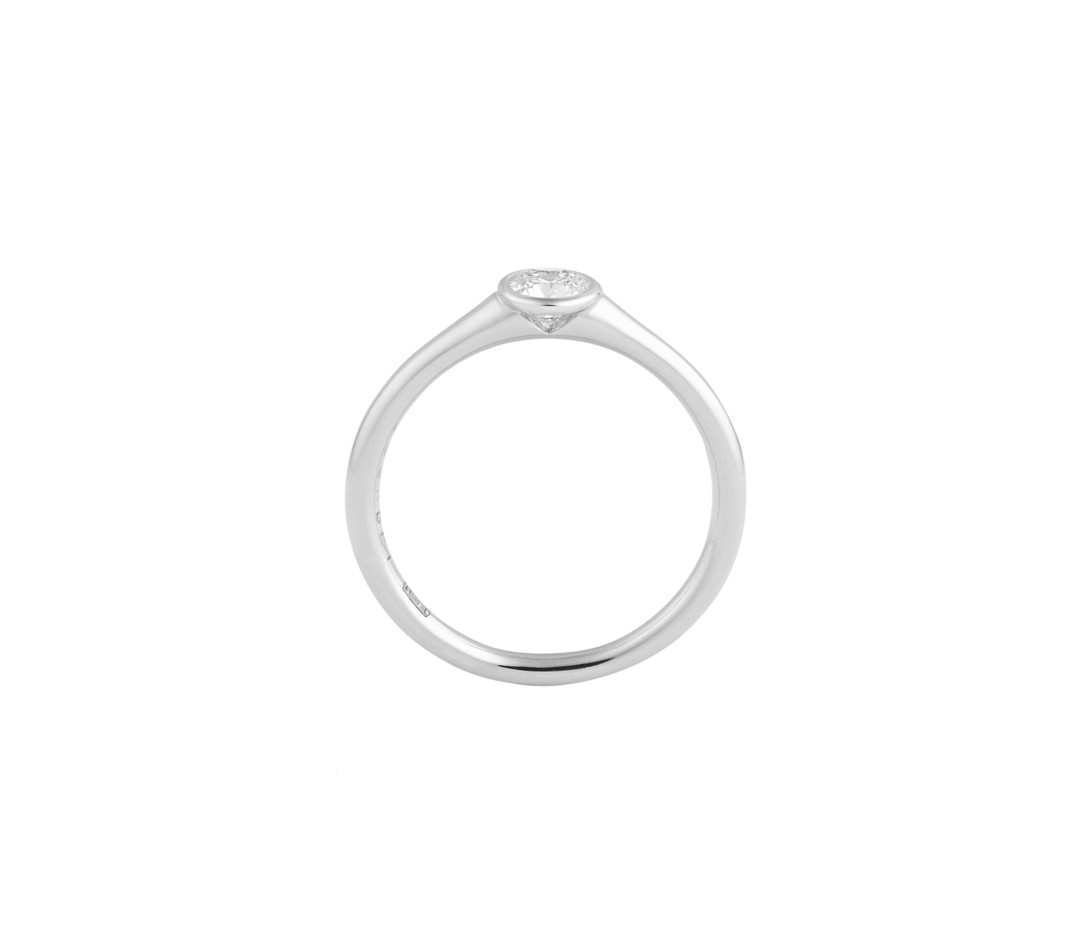 Bague Origine - Or blanc 18K (3,00 g), diamant 0,50 ct - Vue 2