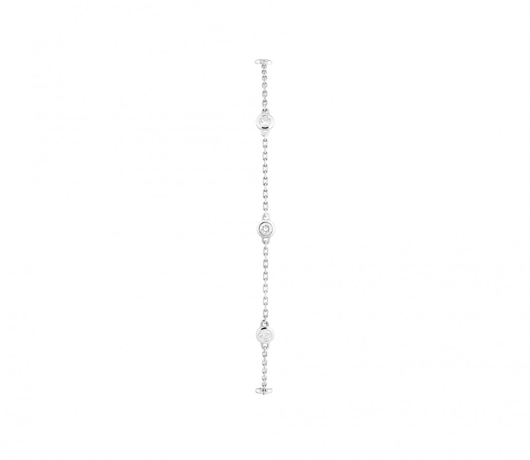 Bracelet Origine - Or blanc 18K (2,20 g), diamants 0,5 cts - Vue 2