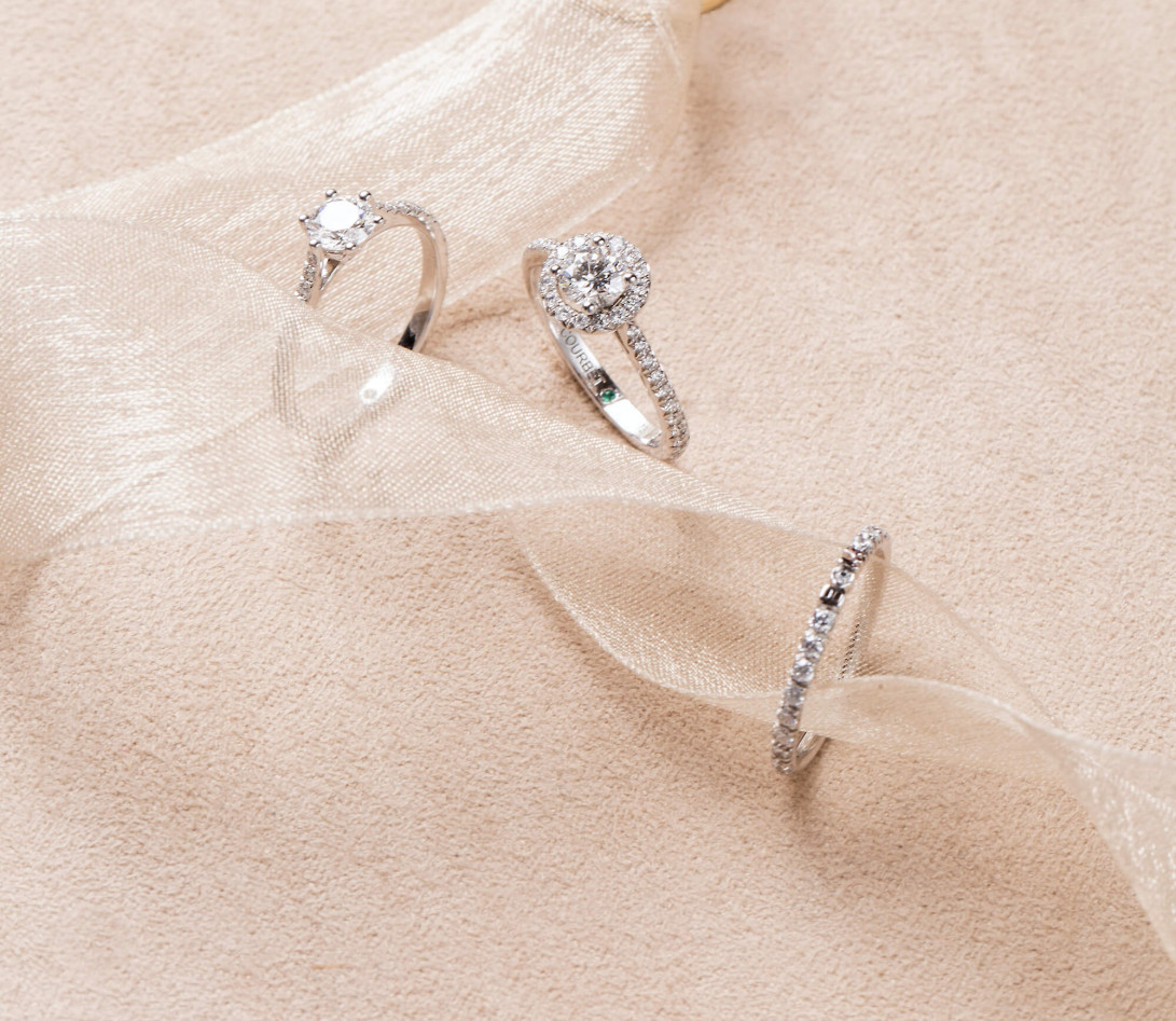 Alliance full-pavée (1,4 mm) - Or blanc 18K (1,00 g), diamants 0,20 ct- NM 2