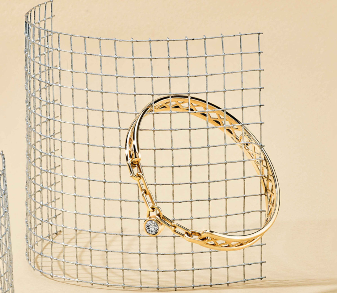 Bracelet PONT DES ARTS diamants de synthèse 0,5ct et or jaune recyclé 18K - COURBET - vue 5