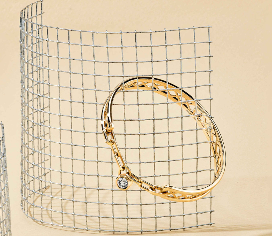 Bracelet PONT DES ARTS diamants de synthèse 0,5ct et or jaune recyclé 18K - COURBET - vue 5