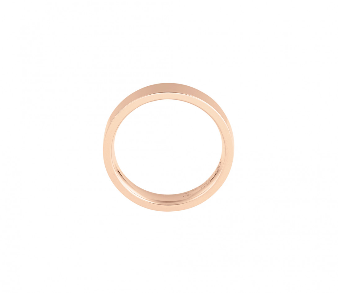 Alliance (4 mm) - Or rose 18K (6,00 g) - Côté