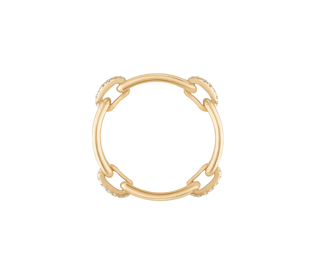 Bague Or jaune et Diamants 0,15 ct - Céleste - Courbet - Vue 3