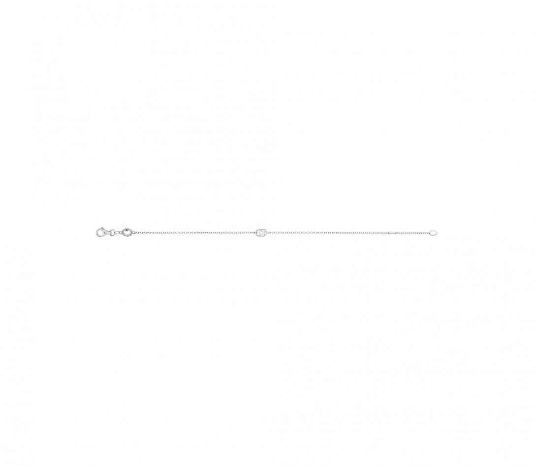 Bracelet CO - Or blanc 18K, diamants synthétiques - Vue 2