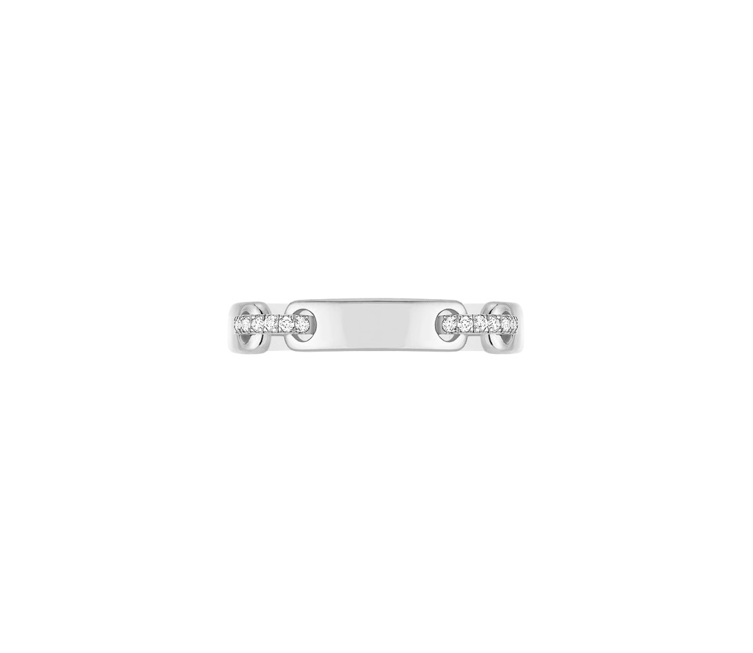 Bague Or Blanc et Diamants 0,15 ct - Céleste - Courbet - Vue 2