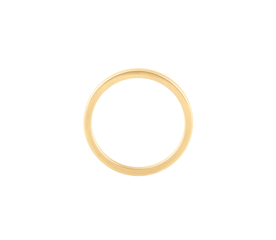 Alliance (2,3 mm) - Or jaune 18K (3,50 g) - Côté
