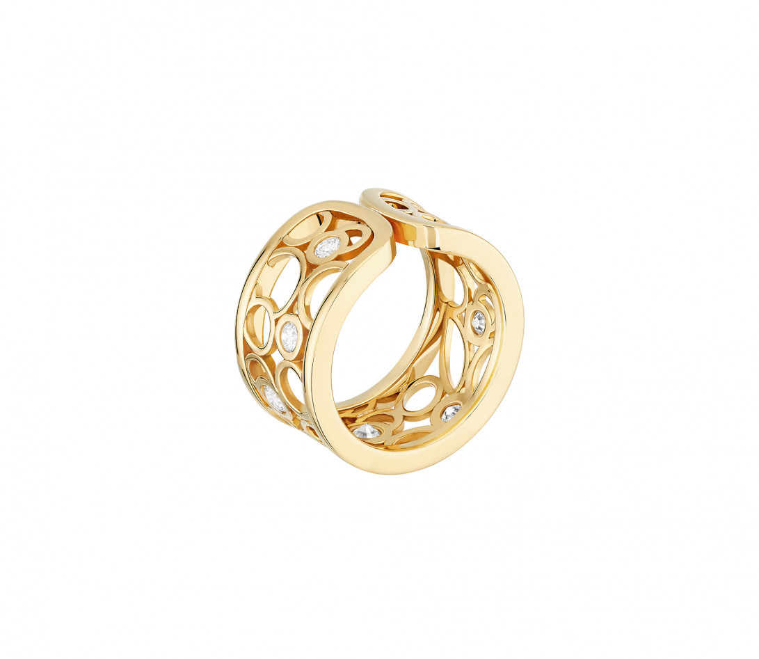 Bague Or jaune et Diamants de synthèse 1 ct - Constellation - Courbet - Vue 2